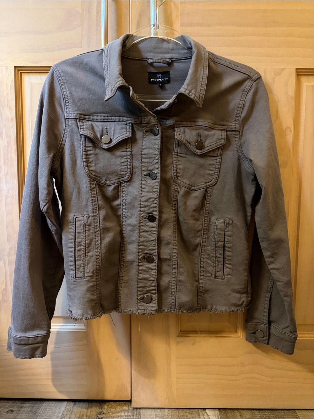 Prosperity Dolly Fray Hem Jacket (stitch fix)